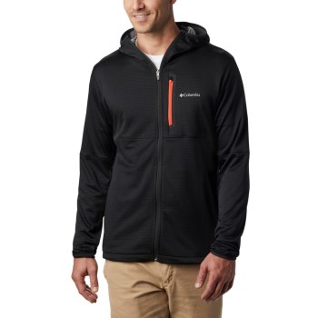 Columbia Tech Trail Full Zip, Sudaderas Con Capucha Negros Para Hombre | 281690-ISM